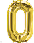 Μπαλόνι Foil Jumbo Αριθμός Χρυσό Σχήμα 86εκ.