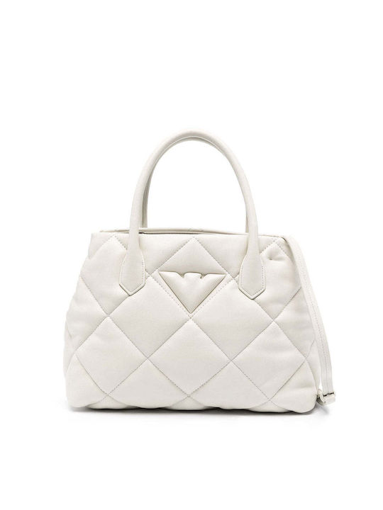 Emporio Armani Women's Bag Tote Handheld White