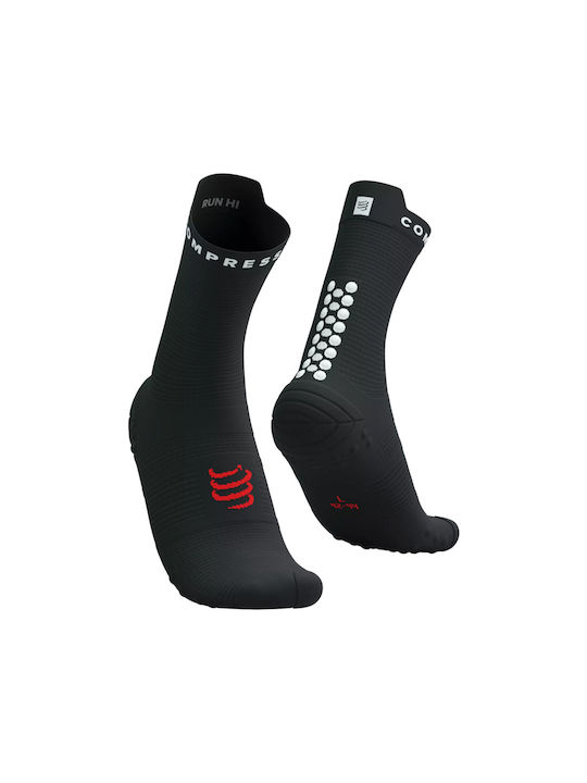 Compressport Pro Racing Socks V4.0 Running Κάλτσες Μαύρες 1 Ζεύγος