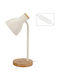 H&S Office Lamp for Socket E14 in White Color