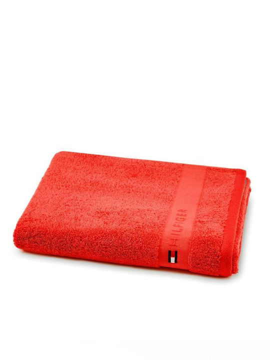 Tommy Hilfiger Bath Towel Legend 70x140cm. Papaya Weight 450gr/m²