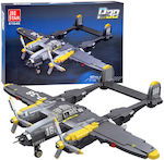 Plastic Building Block Combat Aircraft