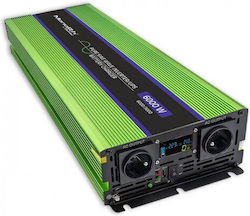 Qoltec Invertoare De Putere Auto Unda Sinusoidală Pură 6000W Pentru Convertirea 12V CC În 230V AC