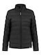 Κοντό Γυναικείο Puffer Μπουφάν για Χειμώνα 170-black