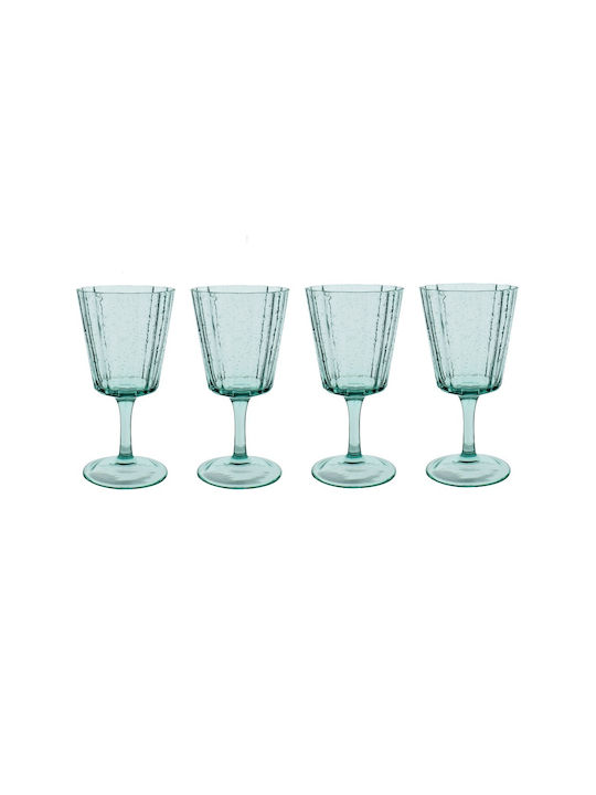 Laura Ashley Set Gläser für Weißwein aus Glas Green Mit Stiel 27ml 4Stück