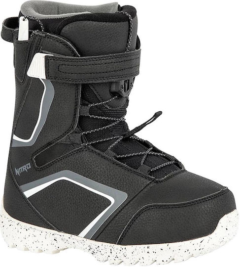 Nitro Droid Qls Παιδικές Μπότες Snowboard Μαύρο Χρώμα