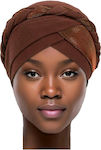 Elecool Turban Hair Headbands Brown 1pcs