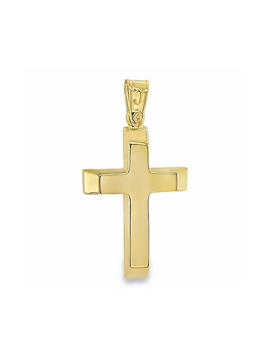 Xryseio Damen Gold Kreuz 14K