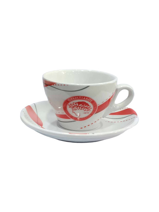 Fanatics Porcelain Cappuccino Cup Set White 2pcs