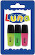 Luna Textmarker Yellow, Green, Pink 12Stück