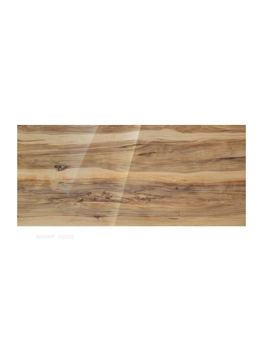 Genomax Banc Rectangular din Placă din Lemn Agregat în Culoare Maro 200x60cm 240604
