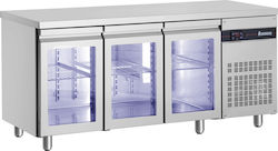 Inomak Английски превод: Stainless Steel Refrigerator Counter 350лт with Drawer and Cooling Machine L179xW60xH90см