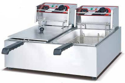 Karamco Electric Fryer Double 5kW Capacity 2x6lt