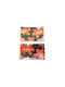 Atmosphera Koi Set Decorative Platters Rectangular Glass Multicolour 2 Pieces 23x15cm
