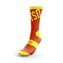 Otso Calf Cycling Socks Orange