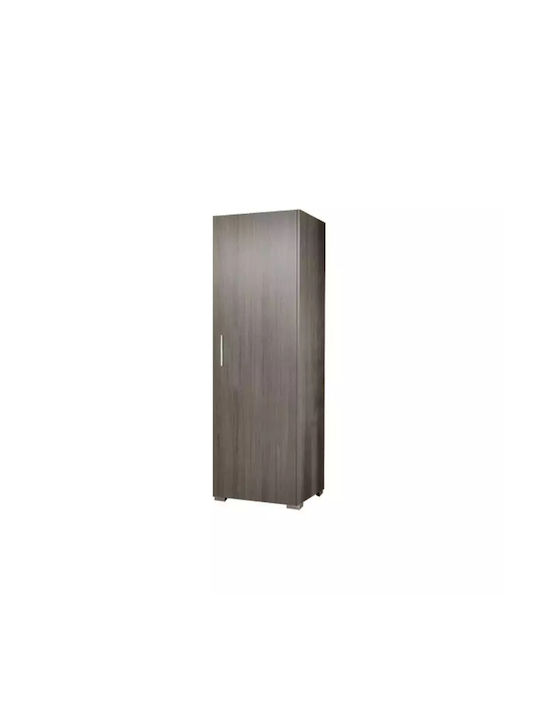 Single Door Wardrobe Walnut 50x48x180cm