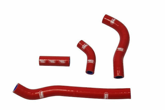 Samco Sport Set Silicone Motorcycle Engine Hoses for Honda CRF 250 Red