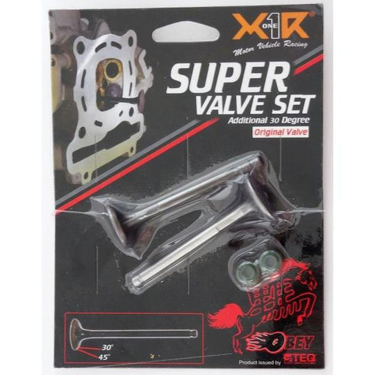 X1R Racing Σετ Βαλβίδες Εισαγωγής & Εξαγωγής Μοτοσυκλέτας Honda Innova 125