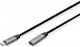 Digitus Video Cable USB Type-C Male - USB Type-C Female 60W PD Black 1m