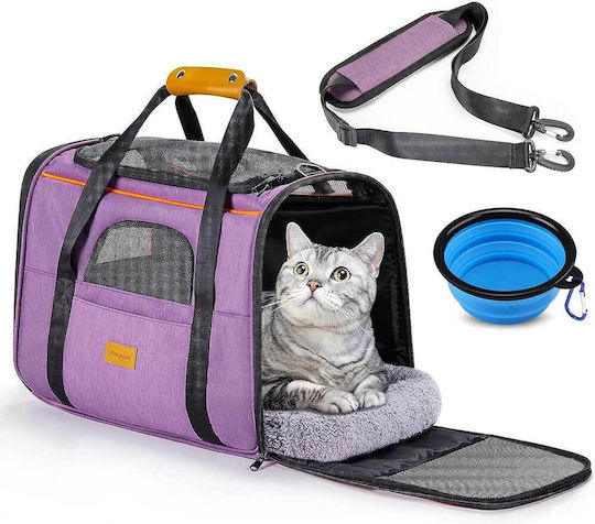 Morpilot Dog/Cat Carrying Blue Shoulder Bag for 7kg Pets
