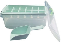 Scruffs & Tramps Ice Tray Plastic 12 Slots with Lid Green 00404309 2pcs Scruffs & Tramps Ice Tray Plastic 12 Slots with Lid Green 00404309 2pcs
