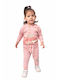 Kinder Sweatpants Set - Jogginganzug Rosa 2Stück