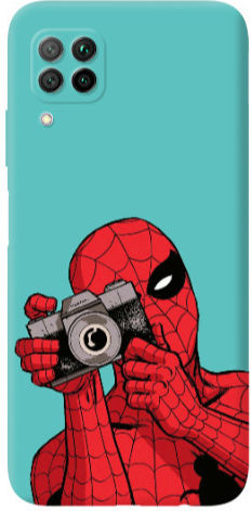 Spiderman Take Back Cover Silicone 1.5mm Turquoise Huawei P40 Lite