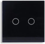 Eurolamp Touch Wall Switch Two-Way Black