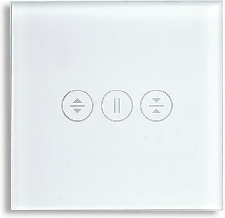 Eurolamp Touch Wall Switch Rolling Shutters White