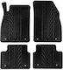 Apesan Set of Front and Rear Mats 4pcs for Opel Insignia Black