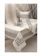 Ilis Home Tablecloth Linen Set No.42443 Gold 40x100cm