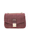 Verde Women's Bag Shoulder Burgundy