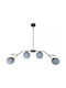 Stimeno 4 Pendant Chandelier for 11 Bulbs G9 Gold