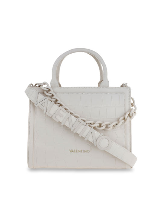 Valentino Bags Γυναικεία Τσάντα Χειρός Λευκή