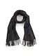 Verde Women's Wool Scarf Black