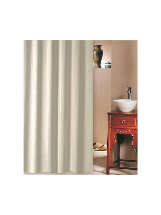 San Lorentzo Perdea de Baie Țesătură 180x240cm Solid Beige
