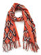Women's Wool Scarf Portocaliu