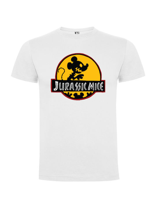 Tshirtakias T-shirt Jurassic Park Λευκό