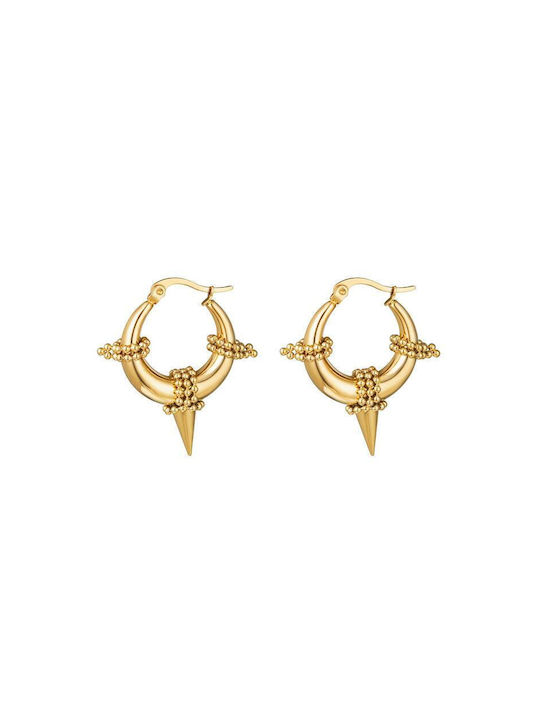 Earrings made of Steel Gold Plated