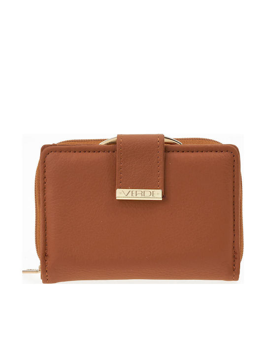 Verde Leather Women's Wallet Classic Tabac Brown