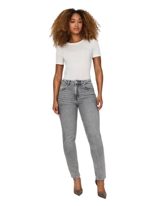 Emily Hw Women's Jean Trousers Med Gr Dnm Grey