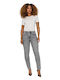 Emily Hw Women's Jean Trousers Med Gr Dnm Grey