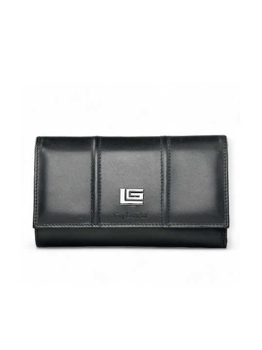 Guy Laroche Large Leather Women's Wallet with RFID Black