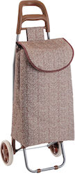 Rock Shopping Trolley Brown 36x36cm