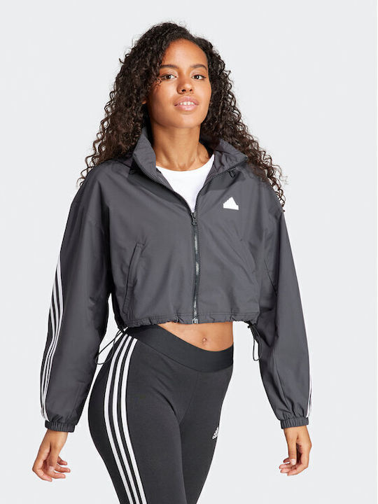 adidas Future Icons 3-stripes Sports Jacket Black