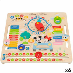 Disney Educational Toy Telling Time Learning made of Wood for 5+ Years Old