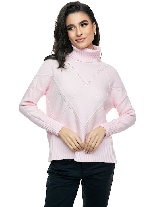 RichgirlBoudoir Women's Pullover Polka Dot Pink