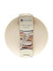 Procos Plate Shallow made of Porcelain Beige with Diameter 25cm 2pcs