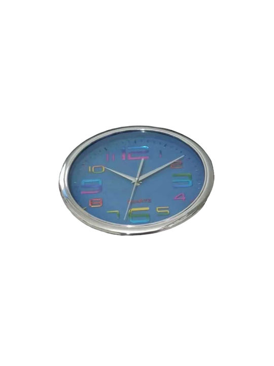 Wall Clock Blue