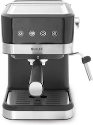 Muhler Mașină automată de cafea espresso 1050W Presiune 20bar Argint